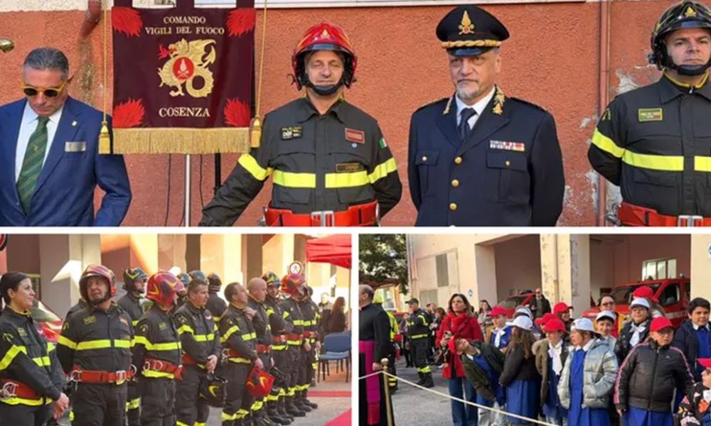 celebrazione vigili del fuoco