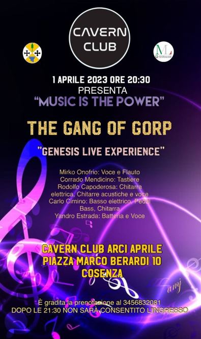 A Cosenza il concerto dei Gang of Gorp incontrerà Armonia di note la  suggestiva mostra della fotografa Luisa Boscarelli - COSENZA 2.0